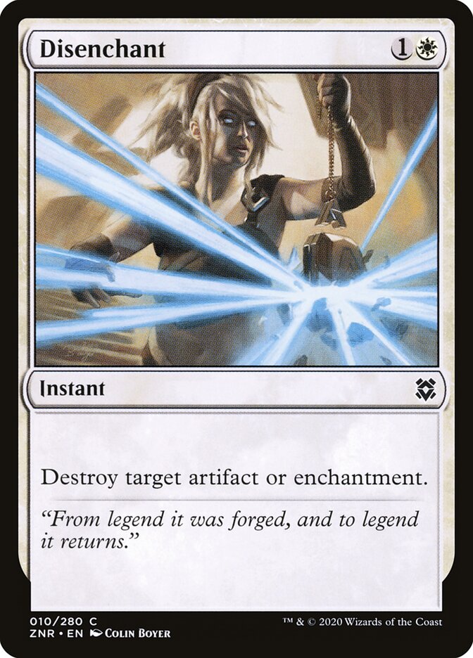 Disenchant card front