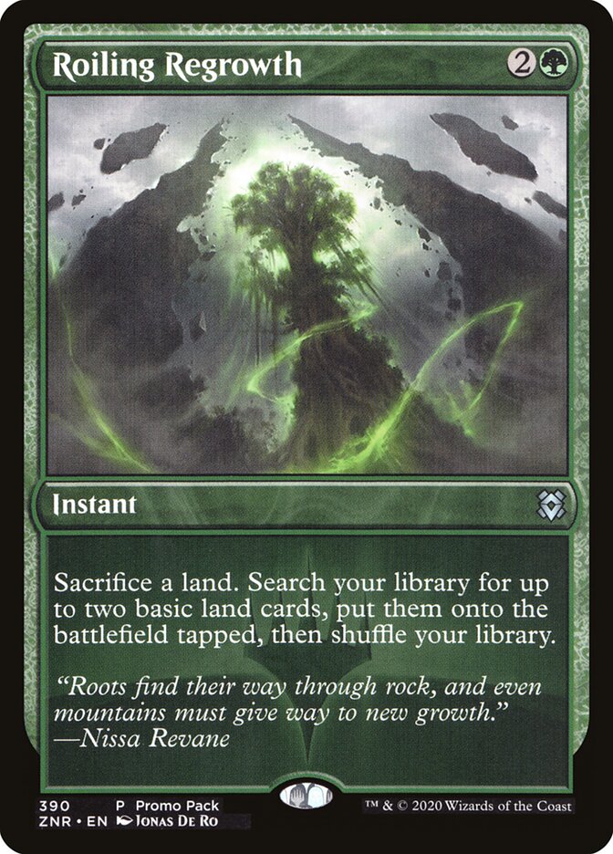 Roiling Regrowth card front