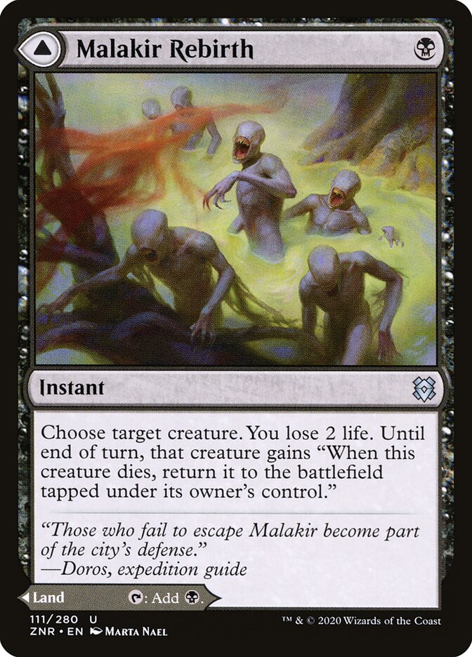 Malakir Rebirth card front