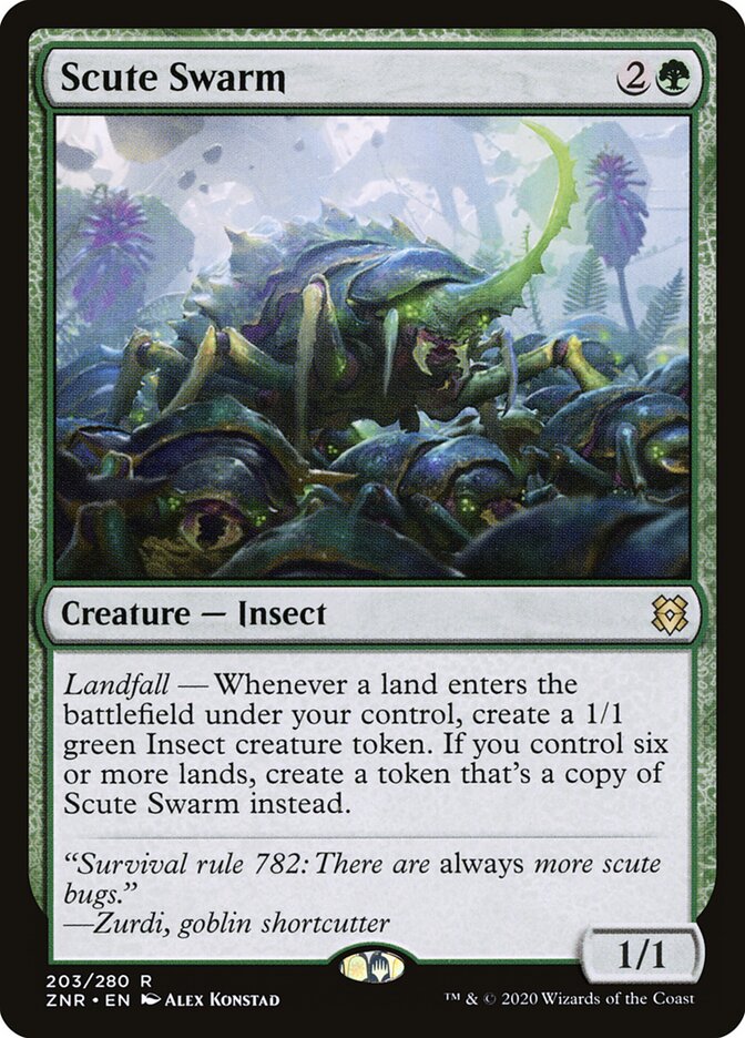 Scute Swarm card front