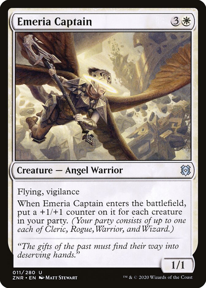 Emeria Captain card front