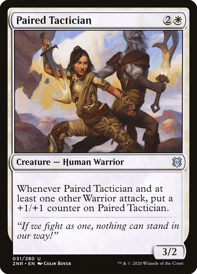 Paired Tactician card front