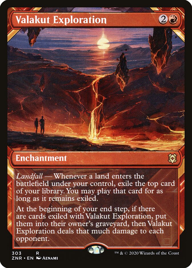 Valakut Exploration card front