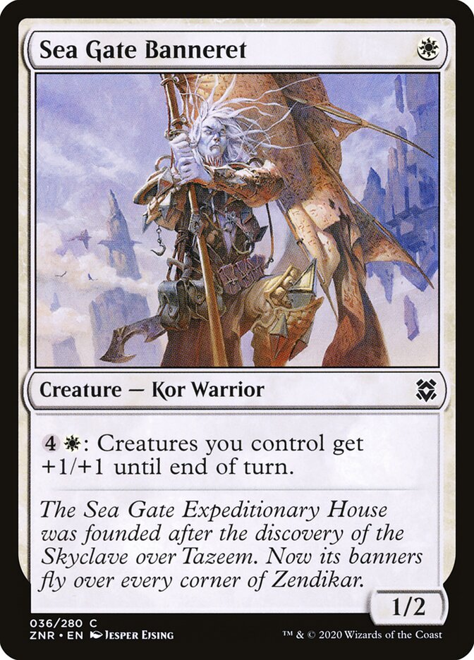 Sea Gate Banneret card front