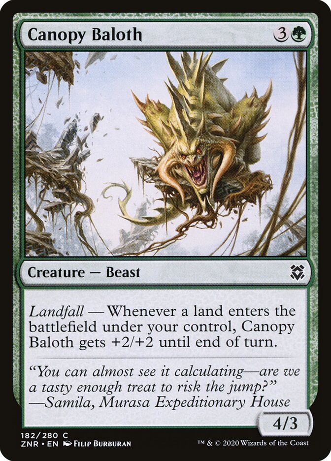 Canopy Baloth card front