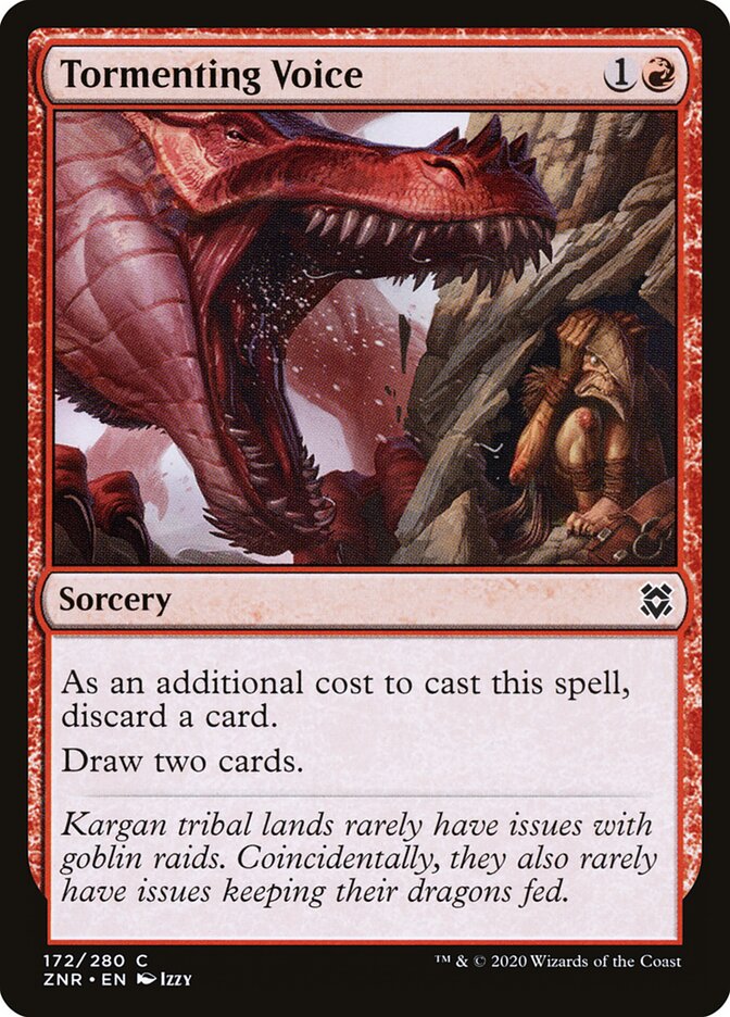 Tormenting Voice card front