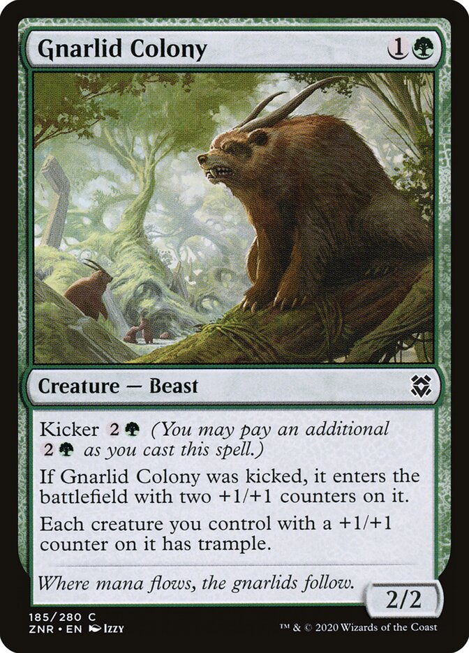 Gnarlid Colony card front