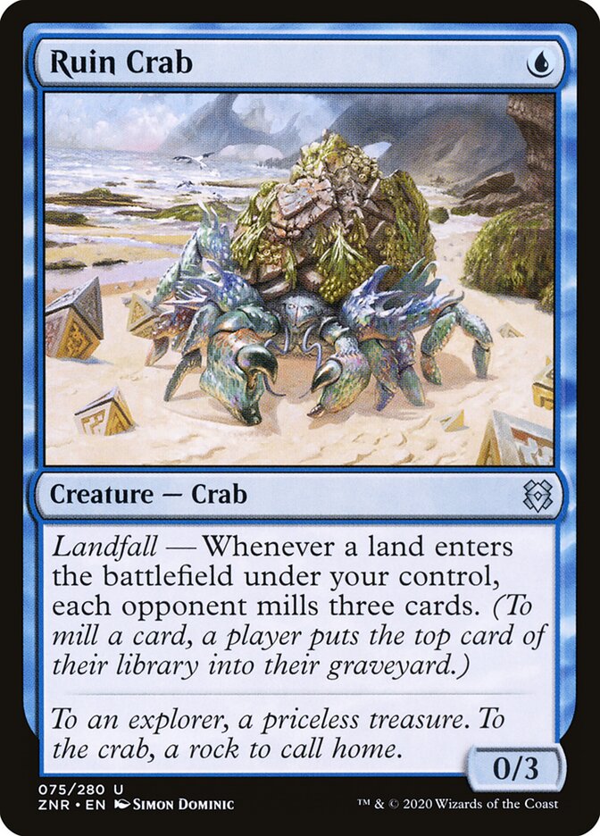 Ruin Crab card front