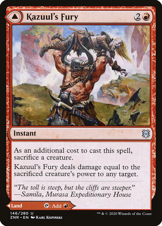 Kazuul's Fury card front