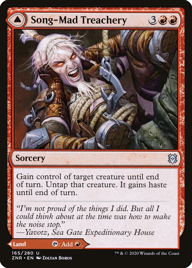 Song-Mad Treachery card front
