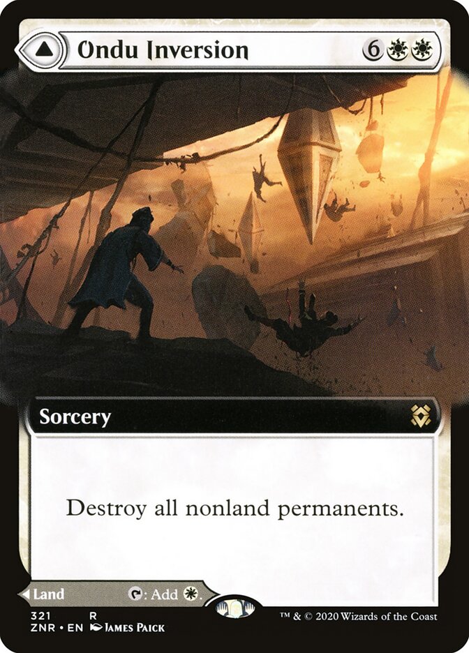 Ondu Inversion card front