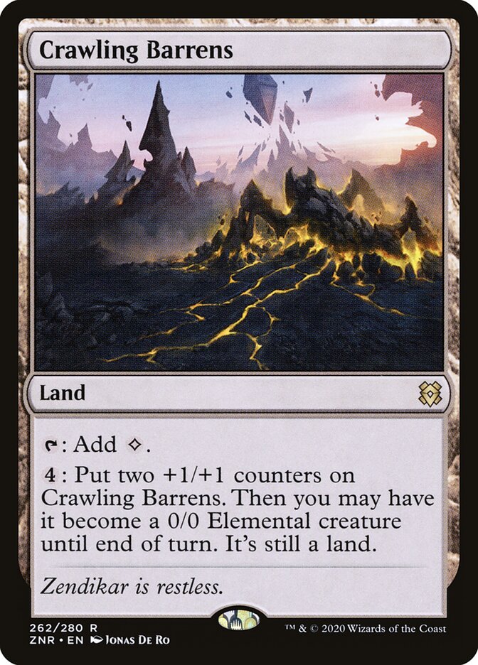 Crawling Barrens card front