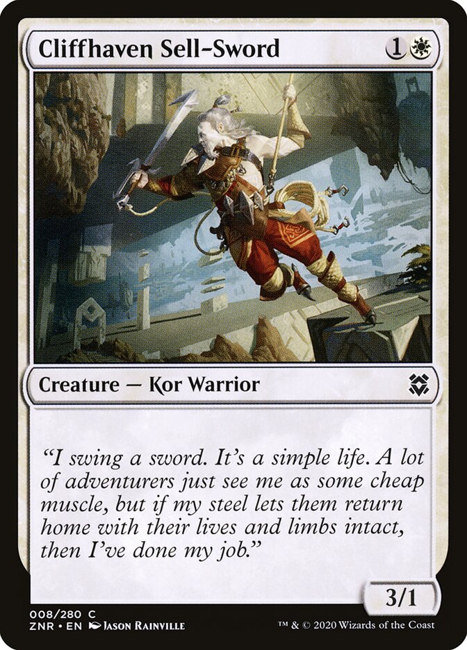 Cliffhaven Sell-Sword card front