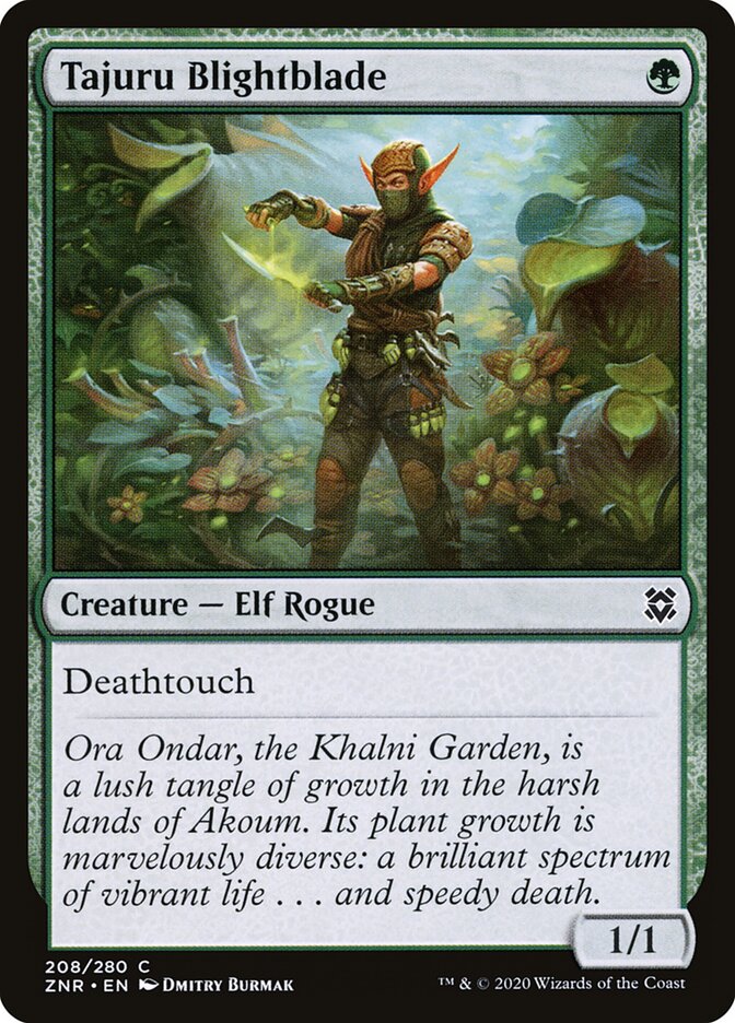 Tajuru Blightblade card front