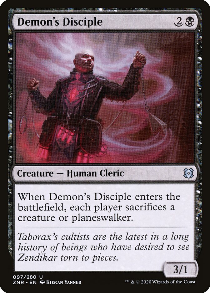Demon's Disciple card front