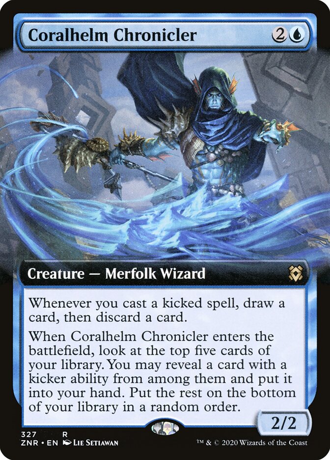 Coralhelm Chronicler card front