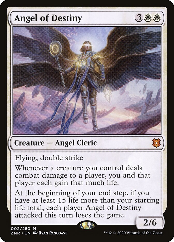 Angel of Destiny card front
