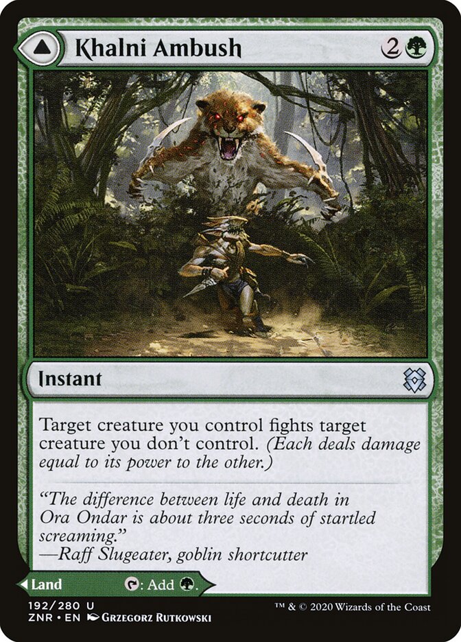 Khalni Ambush card front