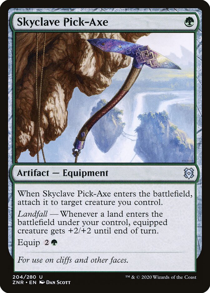 Skyclave Pick-Axe card front