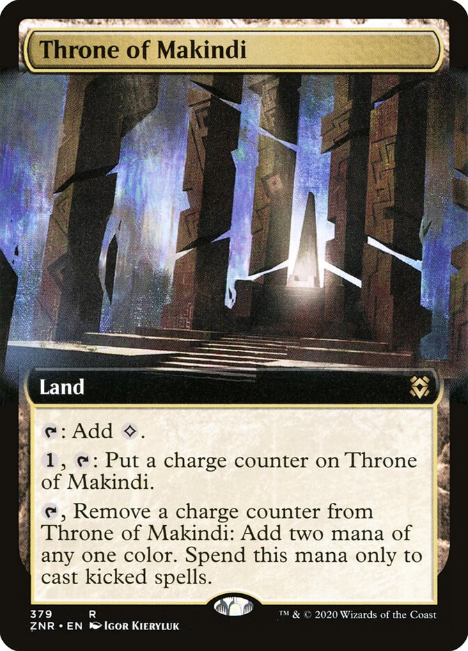 Throne of Makindi card front