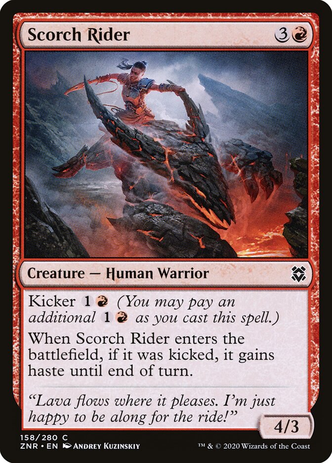 Scorch Rider card front