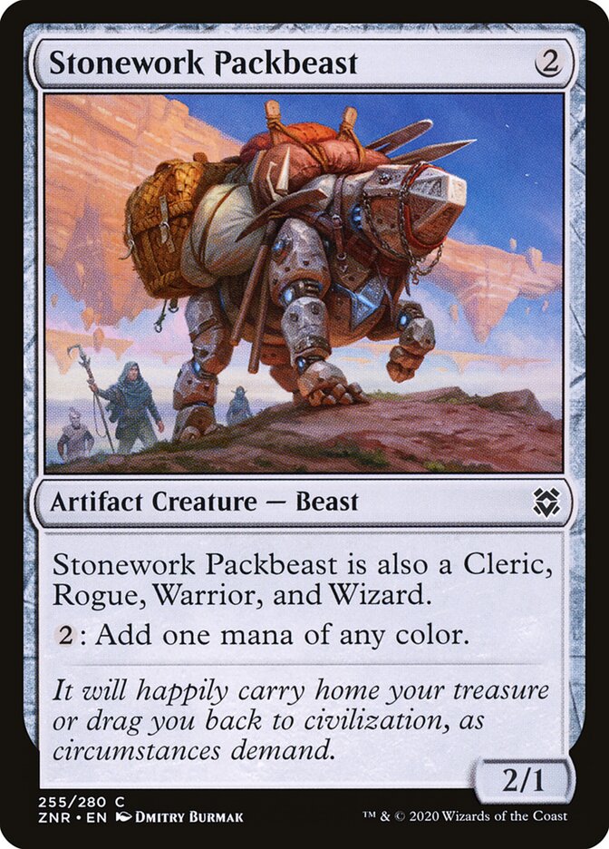 Stonework Packbeast card front