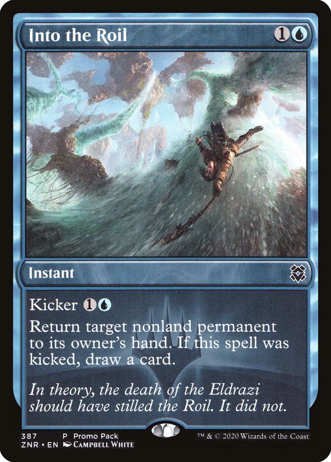 Into the Roil card front