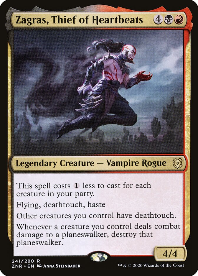 Zagras, Thief of Heartbeats card front