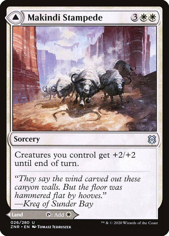 Makindi Stampede card front