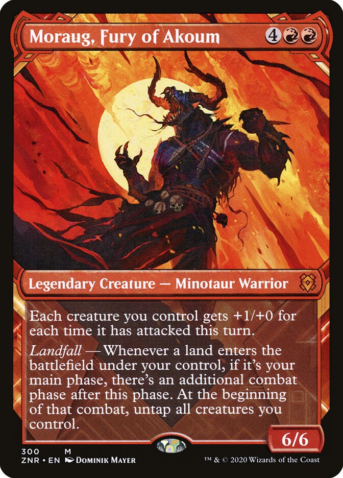 Moraug, Fury of Akoum card front