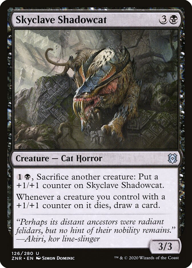 Skyclave Shadowcat card front
