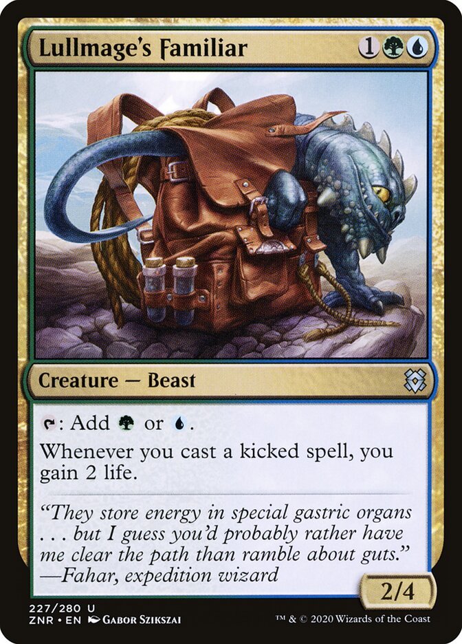 Lullmage's Familiar card front