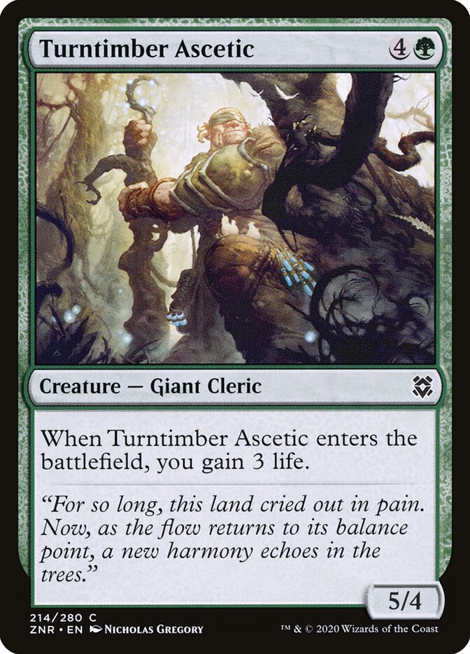 Turntimber Ascetic card front