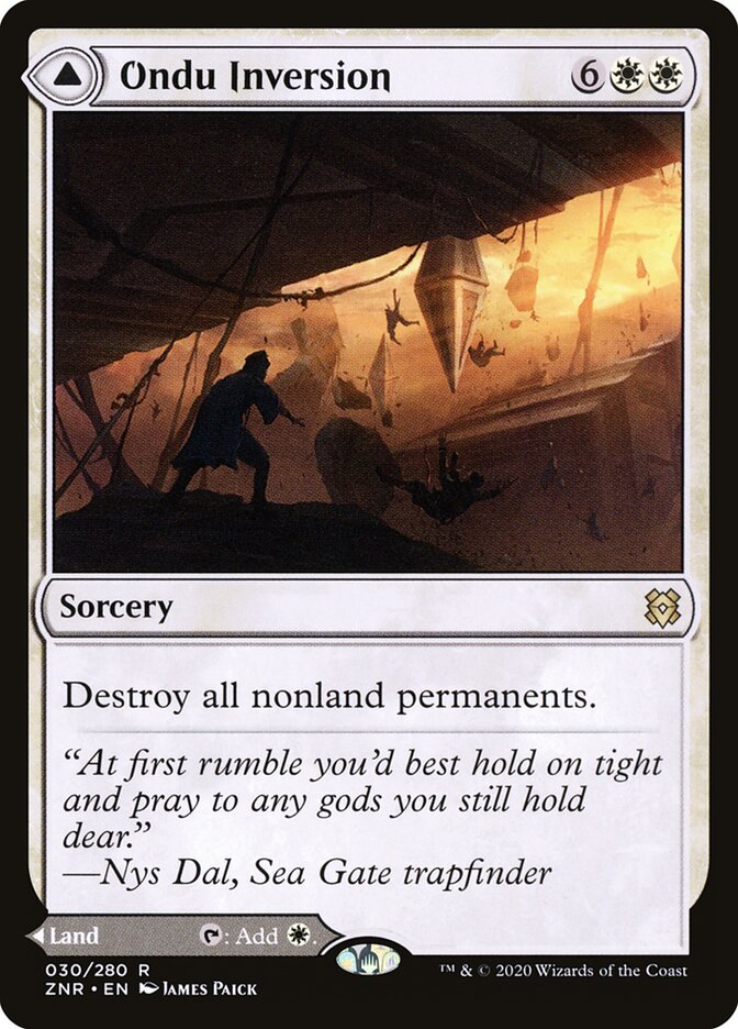 Ondu Inversion card front