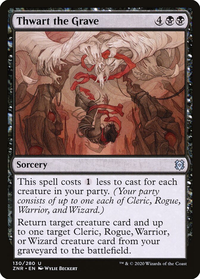 Thwart the Grave card front