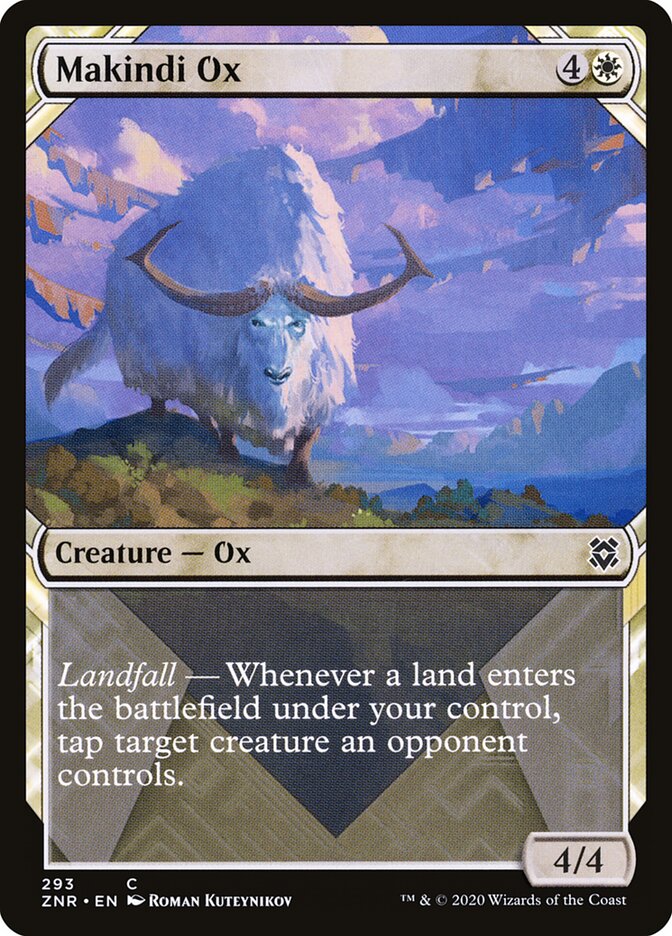 Makindi Ox card front