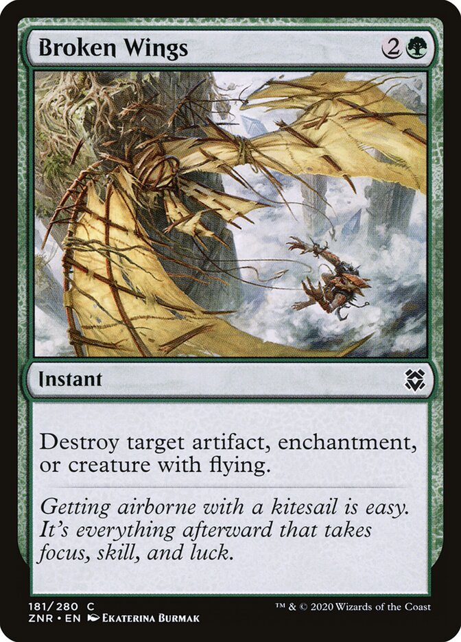 Broken Wings card front