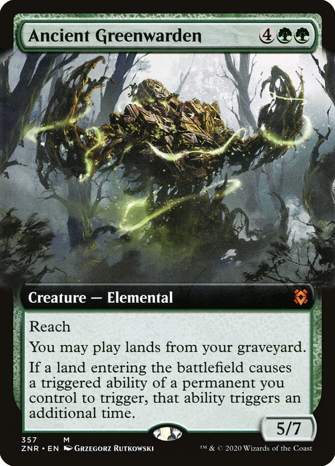 Ancient Greenwarden card front
