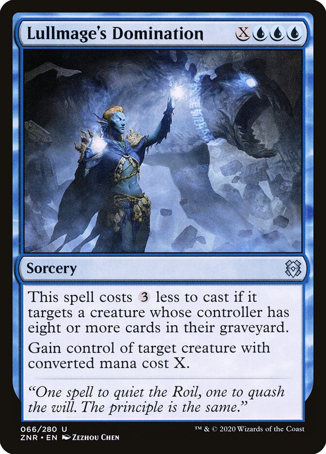 Lullmage's Domination card front