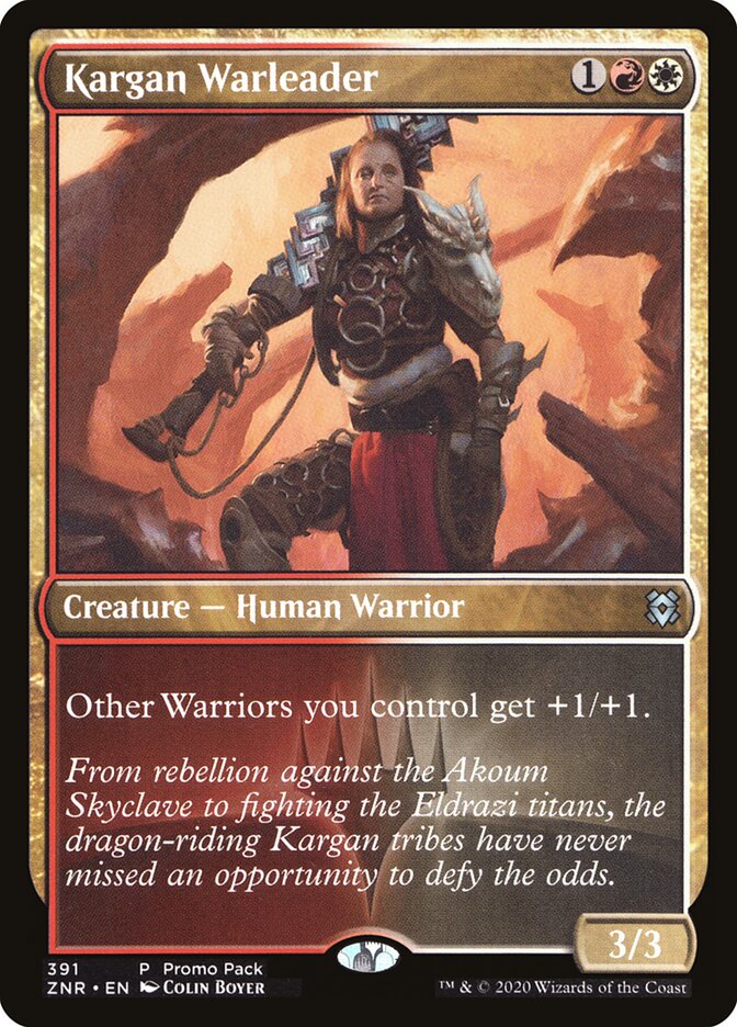 Kargan Warleader card front
