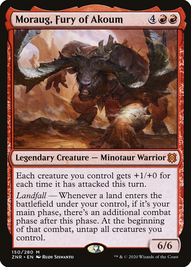 Moraug, Fury of Akoum card front