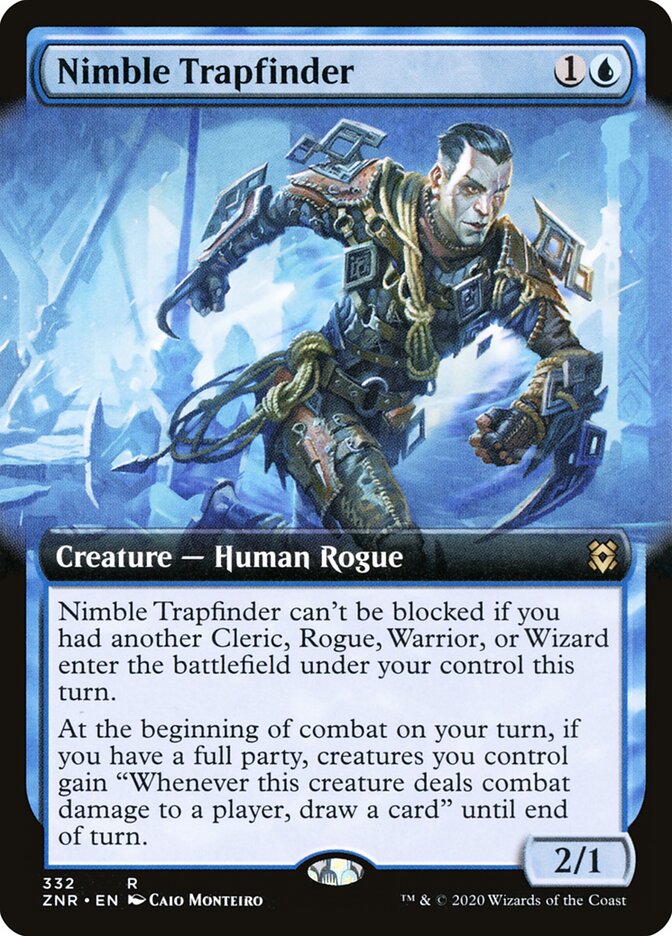 Nimble Trapfinder card front