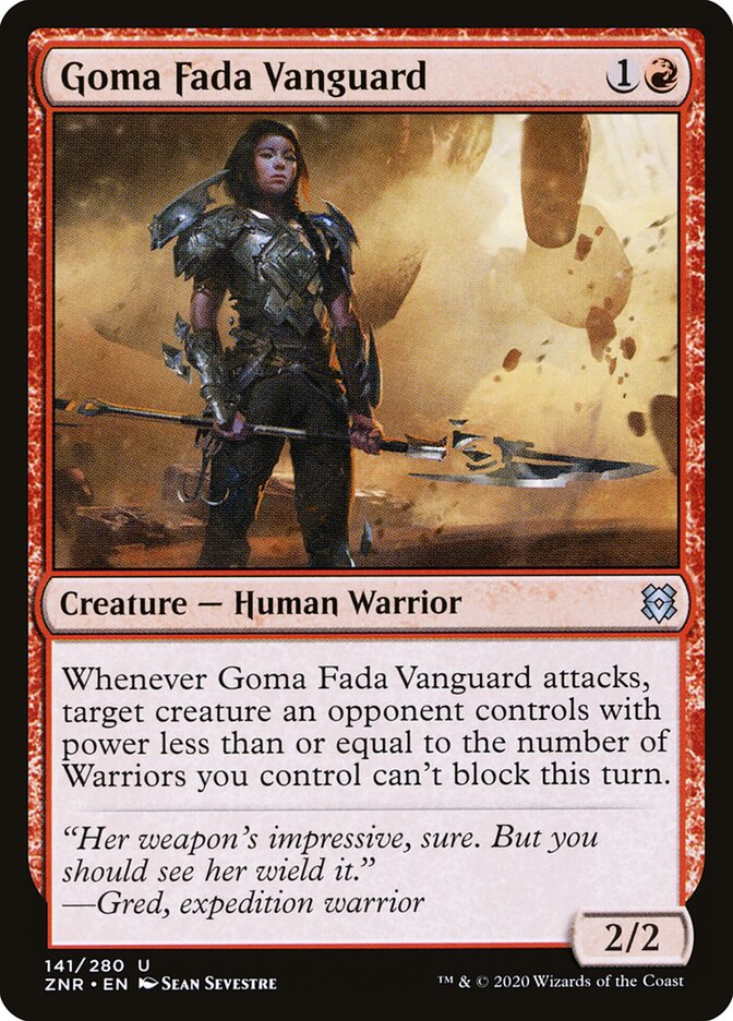 Goma Fada Vanguard card front