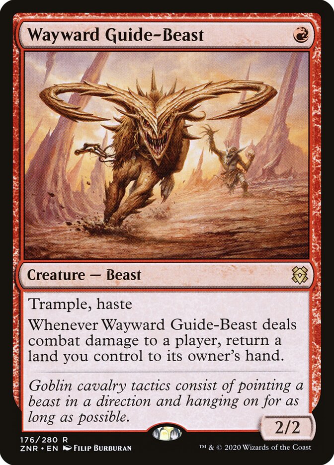 Wayward Guide-Beast card front