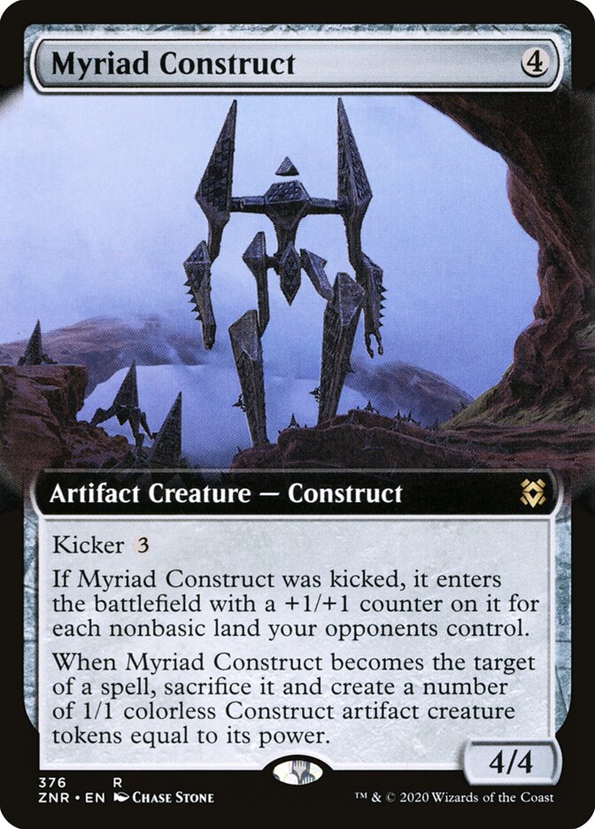 Myriad Construct card front