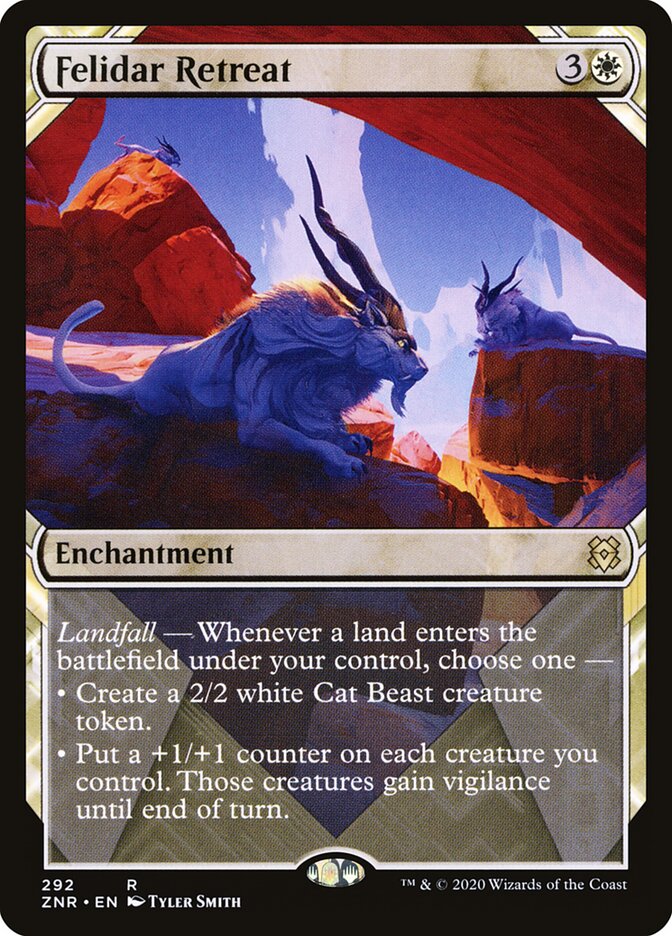 Felidar Retreat card front