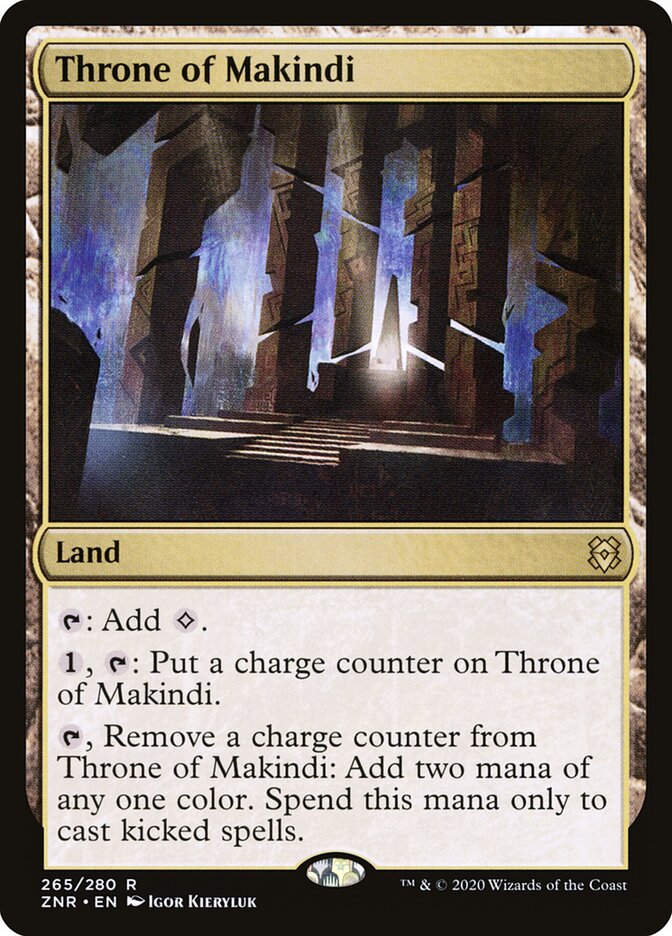 Throne of Makindi card front