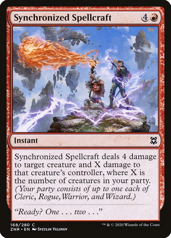 Synchronized Spellcraft card front
