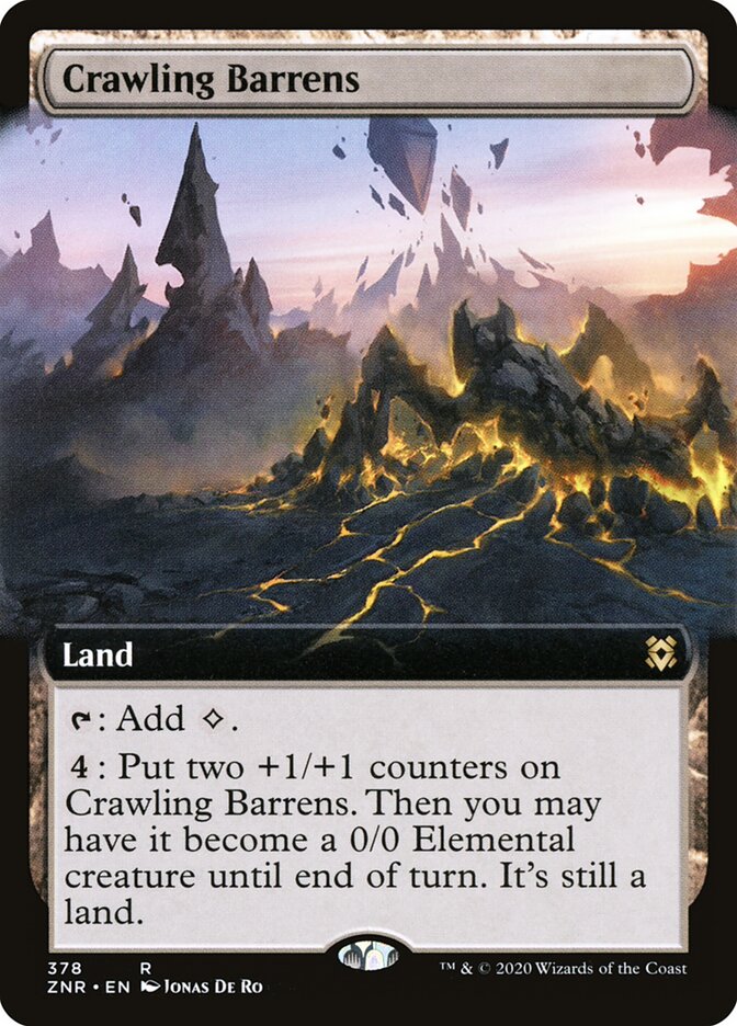 Crawling Barrens card front