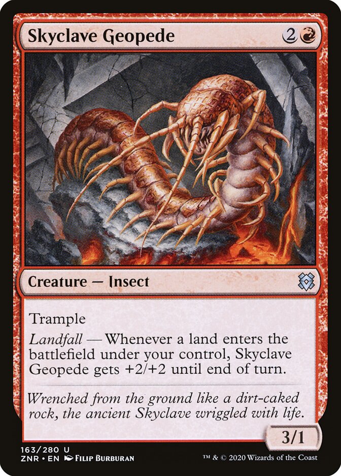 Skyclave Geopede card front